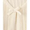 imageThe Childrens Place Girls Long Bell Sleeve Tie Front Layering CardiganFair Ivory