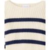 imageThe Childrens Place Girls Long Sleeve Crew Neck Pullover SweaterTidal Stripe