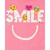 imageThe Childrens Place Girls SportsTrendsIcons Short Sleeve Graphic TShirts3 PackBe HappySmileKindness Matters