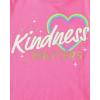 imageThe Childrens Place Girls SportsTrendsIcons Short Sleeve Graphic TShirts3 PackLoveKindnessPeace