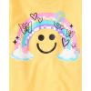 imageThe Childrens Place Girls TrendsIcons Short Sleeve Graphic TShirts4 PackStarBe KindDaisy