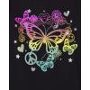 imageThe Childrens Place Girls UnicornsButterfly Short Sleeve Graphic TShirts3 PackButterflyUnicornUnicorn Outline
