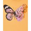 imageThe Childrens Place Girls UnicornsButterfly Short Sleeve Graphic TShirts3 PackHeart ButterflyFloralPeace Sign