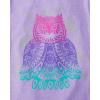 imageThe Childrens Place Girls UnicornsButterfly Short Sleeve Graphic TShirts3 PackOmbre OwlKindnessButterfly