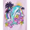 imageThe Childrens Place Girls UnicornsButterfly Short Sleeve Graphic TShirts3 PackRainbow UnicornAlohaDolphin