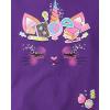 imageThe Childrens Place Girls UnicornsButterfly Short Sleeve Graphic TShirts3 PackSpace HeartUnicornIcons