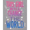imageThe Childrens Place Girls UnicornsSportsButterflies Long Sleeve Graphic TShirts2 PackChange WorldKindness Matters