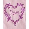 imageThe Childrens Place Girls UnicornsSportsButterflies Long Sleeve Graphic TShirts2 PackMore LoveDream