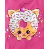 imageThe Childrens Place Girls UnicornsSportsButterflies Long Sleeve Graphic TShirts2 PackWinter DessertCat Doughnut