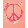 imageThe Childrens Place Girls UnicornsSportsButterflies Long Sleeve Graphic TShirts2 PackYin YangPeace Sign