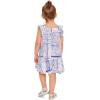 imageThe Childrens Place Girls and Toddler Short Sleeve Fashion DressNavy Flutter