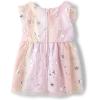 imageThe Childrens Place Girls and Toddler Short Sleeve Fashion DressOmbre Foil