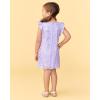 imageThe Childrens Place Girls and Toddler Short Sleeve Fashion DressPetal Purple Lace