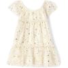 imageThe Childrens Place Girls and Toddler Short Sleeve Fashion DressStarry Mesh