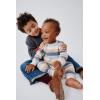 imageThe Childrens Place babyboys And Newborn Long Sleeve Sweater and Pants 2 Piece Playwear SetHaystack Stripe