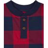 imageThe Childrens Place babyboys Rompers 2packApple of Daddys EyeRed Plaid