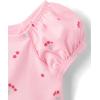 imageThe Childrens Place babygirls And Newborn Everyday Summer RompersCherriesPink 2pack