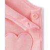 imageThe Childrens Place babygirls And Newborn Long Sleeve Body Suit and Overalls 2 Piece OutfitFuzzy Pink