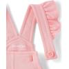 imageThe Childrens Place babygirls And Newborn Long Sleeve Body Suit and Overalls 2 Piece OutfitFuzzy Pink
