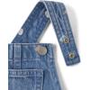 imageThe Childrens Place babygirls And Toddler Girls Denim ShortallsDenim Confetti Hearts