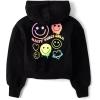 imageThe Childrens Place girls Long Sleeve Hooded Fleece Full Zip UpHappy Vibes