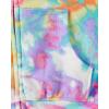 imageThe Childrens Place girls Long Sleeve Hooded Fleece Full Zip UpMulticolor Tie Dye