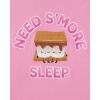 imageThe Childrens Place girls Long Sleeve Top and Pants Snug Fit 100 Cotton 2 Piece Pajama SetNeed Smores Sleep