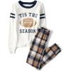 imageThe Childrens Place unisexbaby Family Matching Football Pajama Sets CottonTis the Season