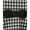 imageThe Childrens Placeand Toddler Girls Short Sleeve Fashion DressBlack and White Gingham