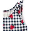 imageThe Childrens Placeand Toddler Girls Short Sleeve Fashion DressStrawberry Gingham