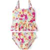 imageThe Childrens Place BabyGirls and Toddler 2 Piece Tankini SwimsuitDitsy Flower
