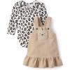 imageThe Childrens Place BabyGirls and Toddler Long Sleeve Top and Dress SetLeopard