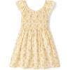 imageThe Childrens Place BabyGirls and Toddler Short Sleeve Smocked Summer DressesFlutter Yellow
