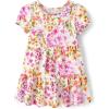 imageThe Childrens Place BabyGirls and Toddler Tiered Dress Short SleeveBunnys Tail Floral