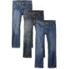 imageThe Childrens Place Boys Bootcut JeansJupiterIndigoDark Wash 3pack