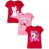 imageThe Childrens Place Girls All HolidaysBirthdays Short Sleeve Graphic TShirts3 PackUnicorn HeartLove a LotCat Book