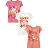 imageThe Childrens Place Girls All HolidaysBirthdays Short Sleeve Graphic TShirts3 PackUnicornPumpkin SpiceFall Icons