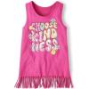 imageThe Childrens Place Girls Graphic Fringe Tank TopsChoose Kindness