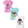 imageThe Childrens Place Girls SportsTrendsIcons Short Sleeve Graphic TShirts3 PackSmart GirlsPositive WordsGirl Future