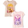 imageThe Childrens Place Girls UnicornsSportsButterflies Short Sleeve Graphic TShirts2 PackDesert DreamDreamer