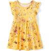 imageThe Childrens Place Girls and Toddler Short Sleeve Fashion DressBanana Pudding Floral