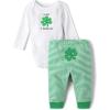 imageThe Childrens Place Unisex Baby And Newborn My First St Patricks Day 2 Piece SetMy First St Patricks Day