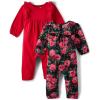 imageThe Childrens Place babygirls Rompers 2pack