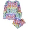 imageThe Childrens Place girls Long Sleeve Top and Pants2 Piece Pajama SetRainbow Squishes