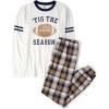 imageThe Childrens Place unisexbaby Family Matching Football Pajama Sets CottonTis the Season