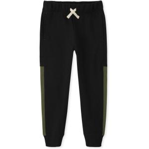 imageThe ChildrenS Place Boys Active Fleece Jogger SweatpantsSage Side Stripe