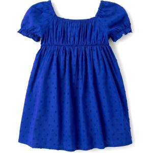 imageThe Childrens Place BabyGirls and Toddler Tiered Dress Short SleeveRenew Blue