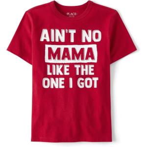 imageThe Childrens Place Boys All Holidays Short Sleeve Graphic TShirtstShirtAint No Mama Like I Got