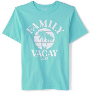 imageThe Childrens Place Boys All Holidays Short Sleeve Graphic TShirtstShirtFamily Vacation