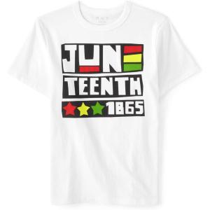 imageThe Childrens Place Boys All Holidays Short Sleeve Graphic TShirtstShirtJuneteeth